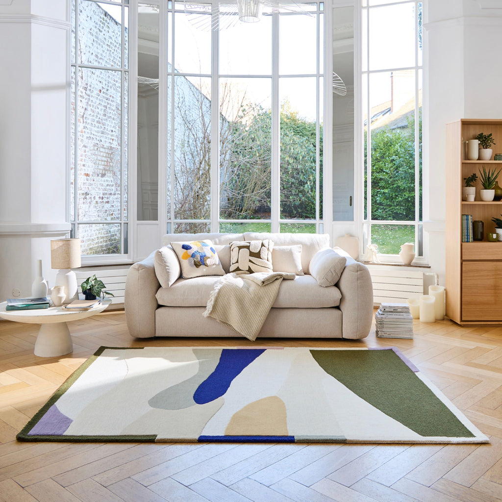 Tapis Aubin - Multi Kaki