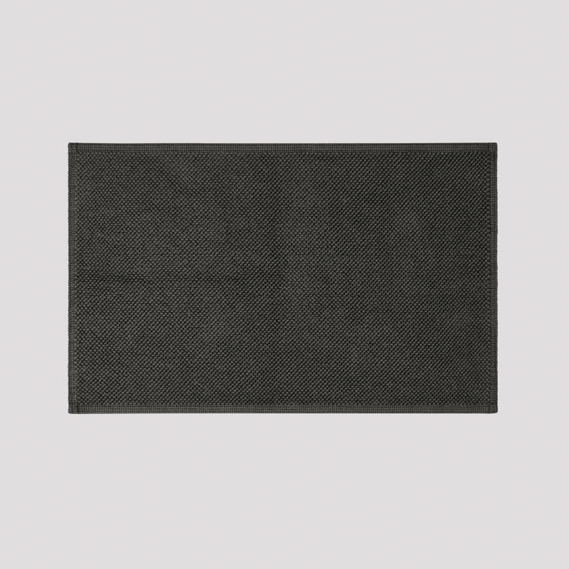 Tapis De Bain En Coton Bouclé - Graphite