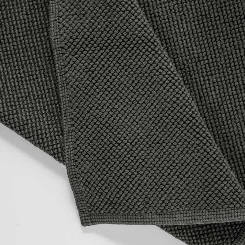 Tapis De Bain En Coton Bouclé - Graphite