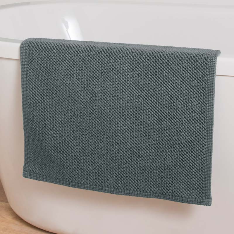 Tapis De Bain En Coton Bouclé - Orage