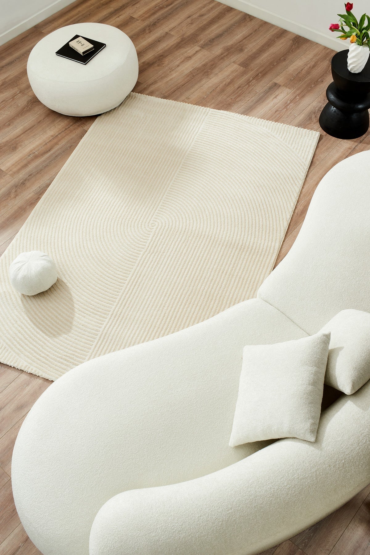 Tapis Bianca 159 - Crème - Nazar - The Bradery