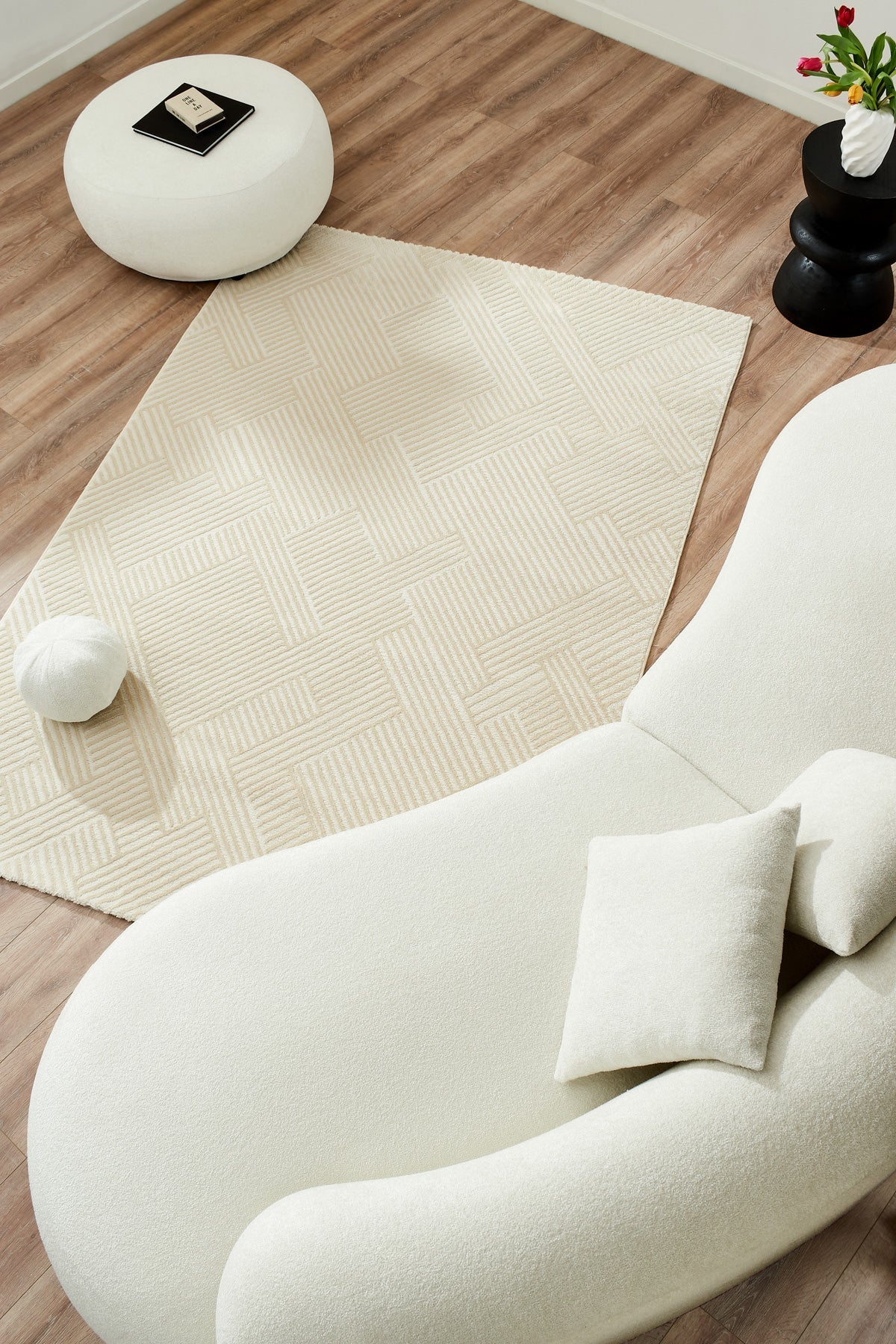 Tapis Bianca 160 - Crème - Nazar - The Bradery