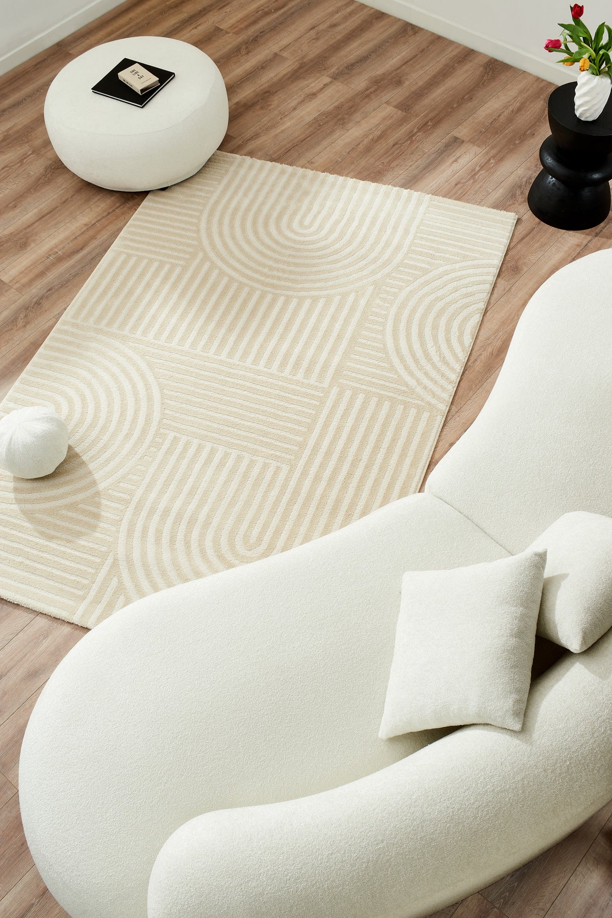 Tapis Bianca 163 - Crème - Nazar - The Bradery