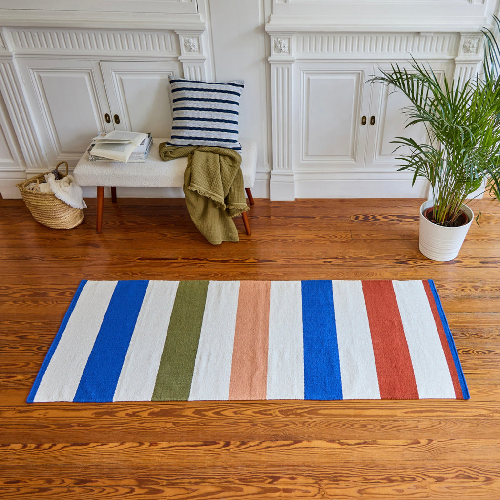 Tapis Claudie - Multi Bleu