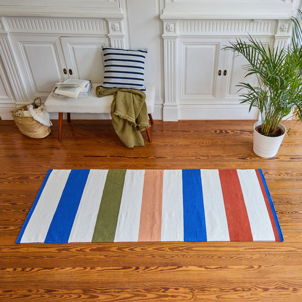 Tapis Claudie - Multi Bleu