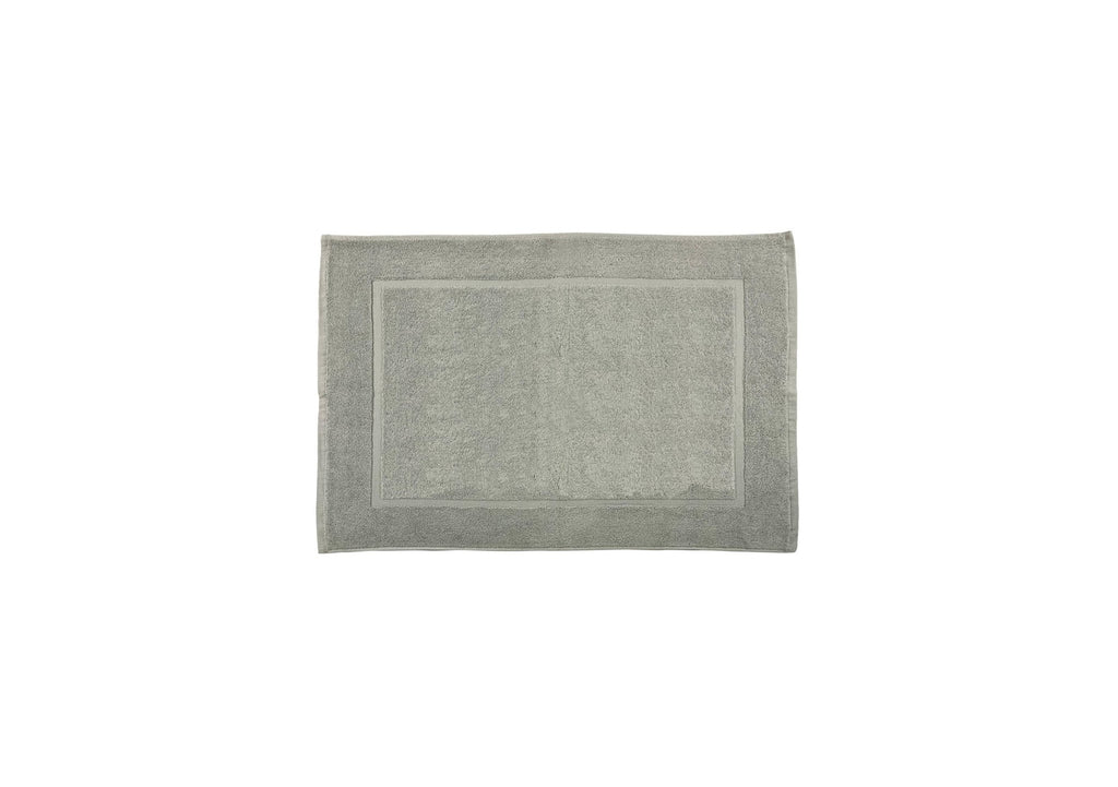 Tapis De Bain - Argent - Perle De Coton - The Bradery