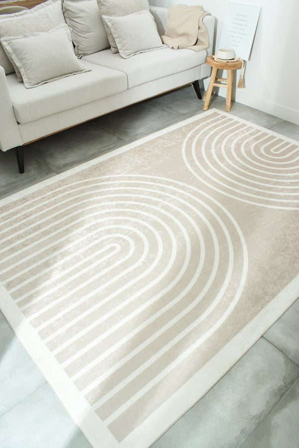 Tapis Grege 751 - Beige - Nazar - The Bradery