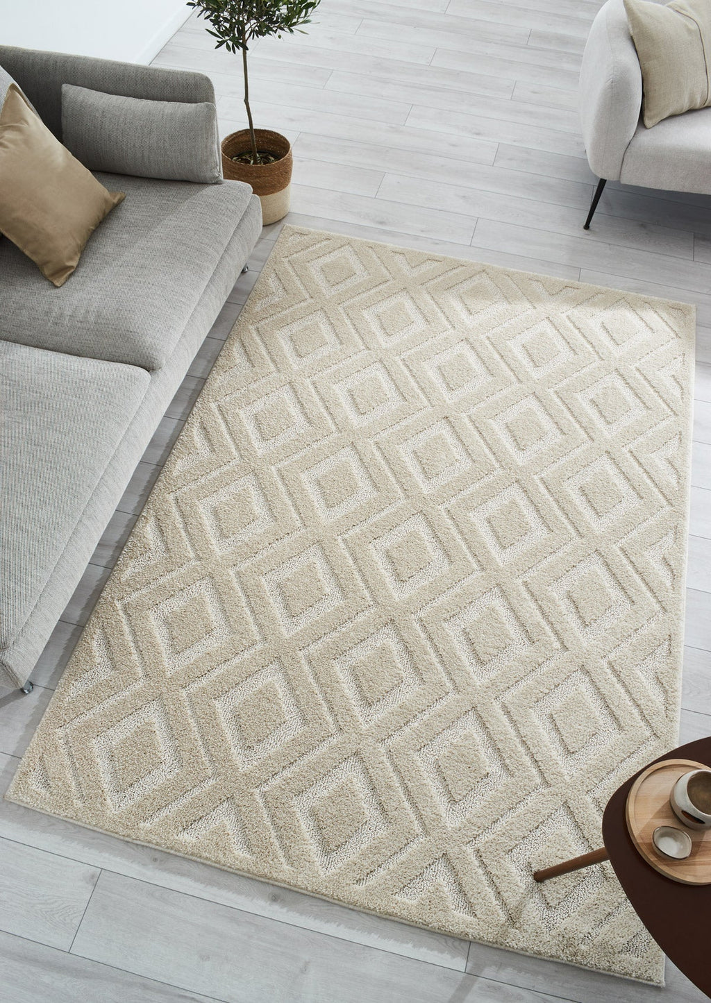 Tapis Harmonie 912 - Crème - Nazar - The Bradery