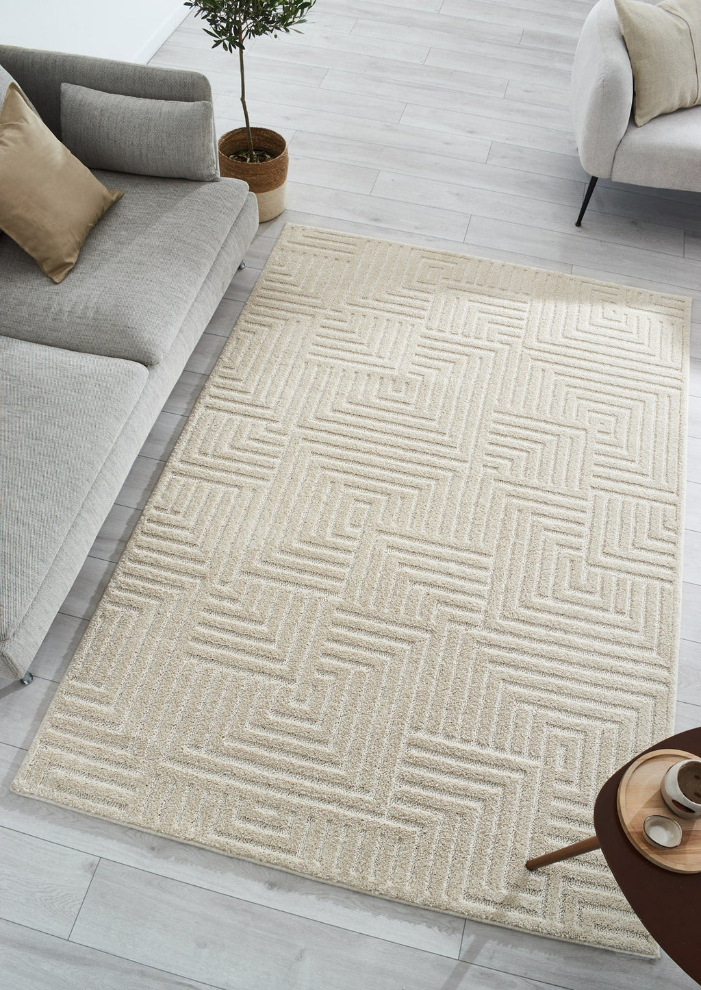 Tapis Harmonie 915 - Crème - Nazar - The Bradery
