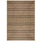 tapis jute original a motif