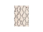 Naly - Tapis Poils Longs - Motif Graphique