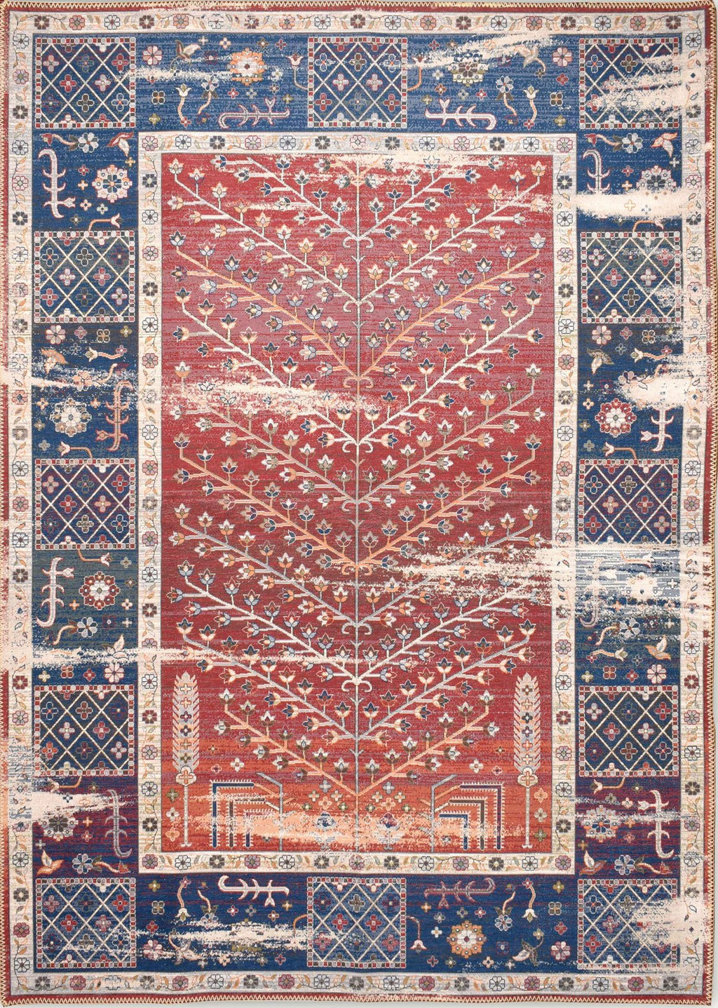 Tapis Radom 038 - Rouge - Nazar - The Bradery