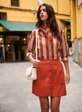 CHEMISE RAYEE TATIANA PETITE MENDIGOTE