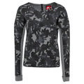 Tech Fleece Crew Aop - Sweat Femme Textile - Gris SWEAT FEMME TEXTILE Nike
