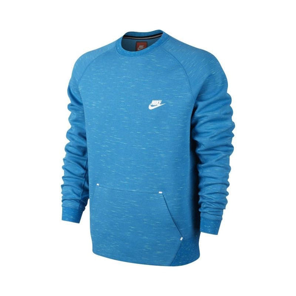 Tech Fleece Crew - Sweat Homme Textile - Bleu SWEAT HOMME TEXTILE Nike