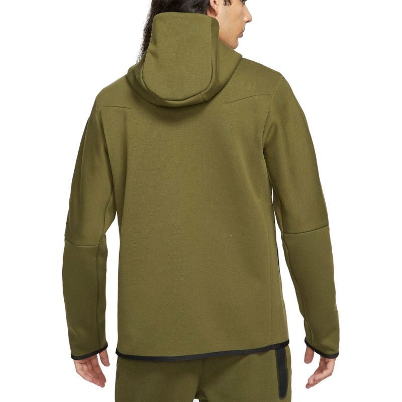 Tech Fleece Full Zip Hoodies - Jacket Homme Textile - Kaki JACKET HOMME TEXTILE Nike