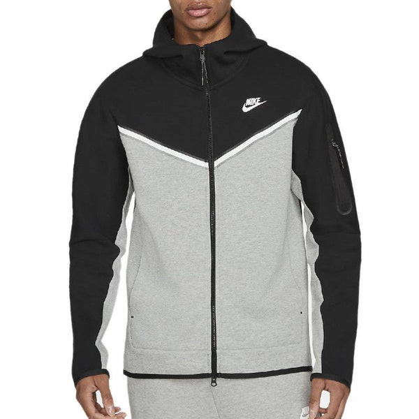 Tech Fleece Fz Hoodie. - Jacket Homme Textile - Gris JACKET HOMME TEXTILE Nike