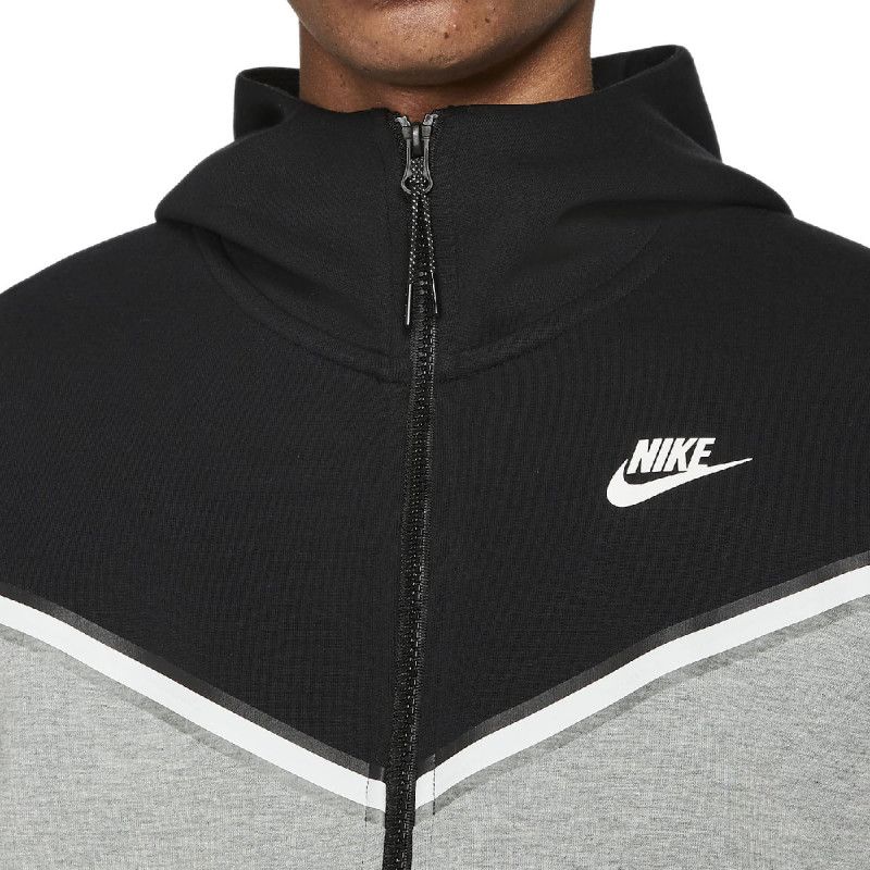 Tech Fleece Fz Hoodie. - Jacket Homme Textile - Gris JACKET HOMME TEXTILE Nike
