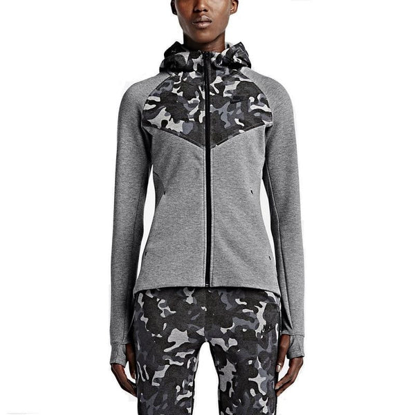 Tech Fleece Hoodie - Veste Femme Textile - Gris VESTE FEMME TEXTILE Nike