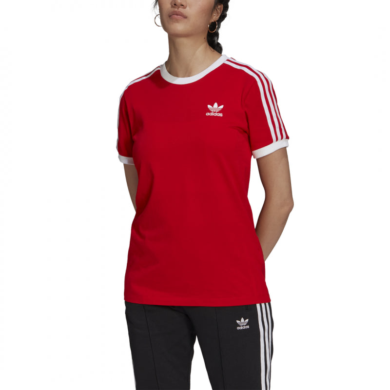 Tee-Shirt Adidas Originals 3 Stripes - Rouge NEW Adidas
