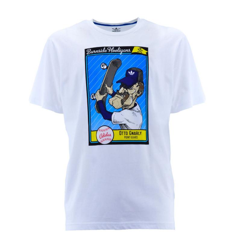 Tee-Shirt Adidas Originals Otto Gnarly - Blanc - Homme VETEMENT Adidas