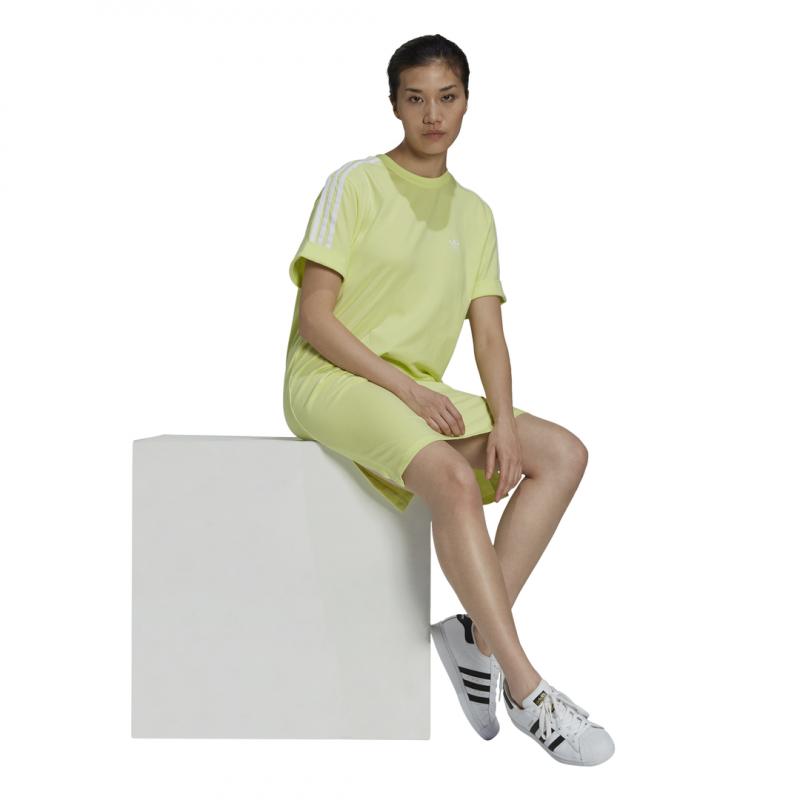 Tee-Shirt Adidas Originals Tee Dress - Jaune - Femme - Adidas - The Bradery