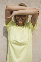 Tee-Shirt Adidas Originals Tee Dress - Jaune - Femme - Adidas - The Bradery