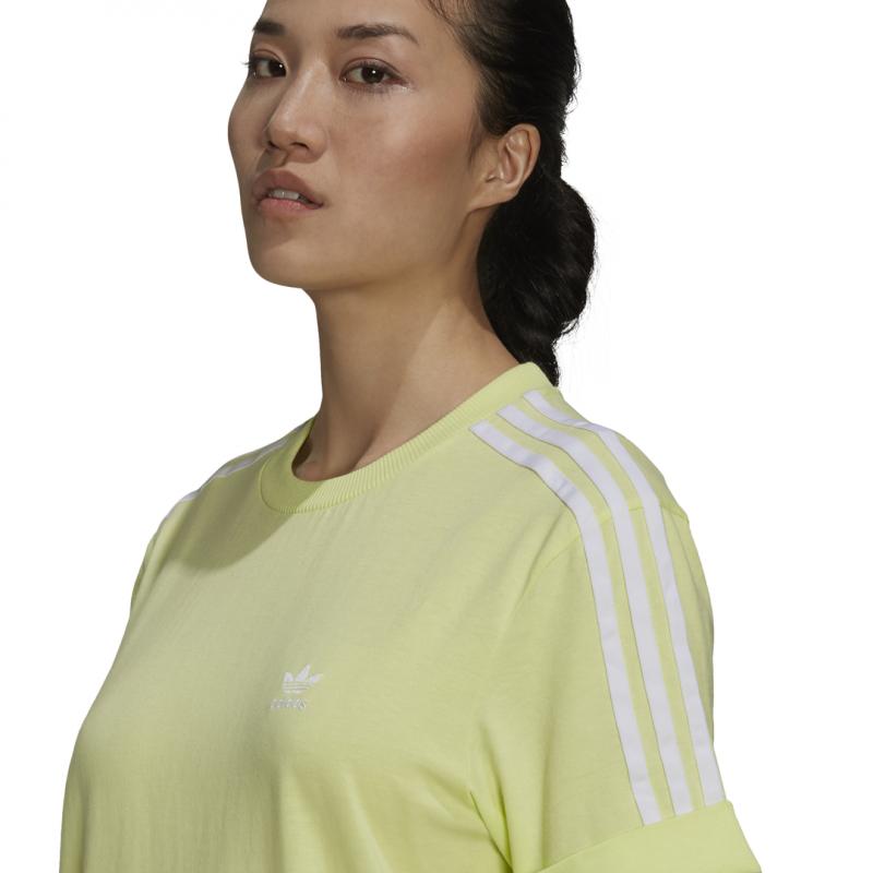Tee-Shirt Adidas Originals Tee Dress - Jaune - Femme - Adidas - The Bradery