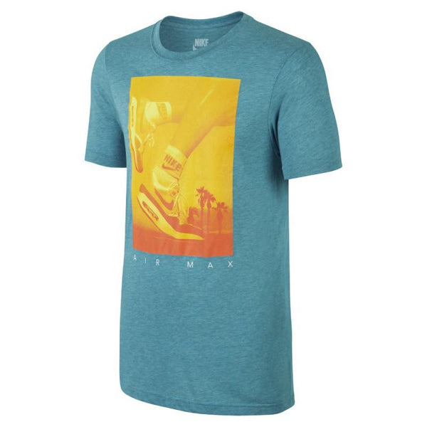Tee-Shirt Nike Air Max Photo - 613099-318 - Bleu - Homme NIKE TEE-SHIRT HOMME TEXTILE Nike