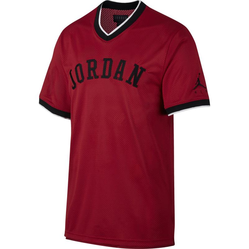Tee-Shirt Nike Jordan Jumpman Air Mesh - Rouge - Homme NIKE TEE-SHIRT HOMME TEXTILE Nike