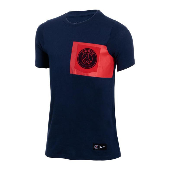 Tee-Shirt Nike Psg Crest Junior - 874730-410 - Bleu - Homme NIKE TEE-SHIRT HOMME TEXTILE Nike