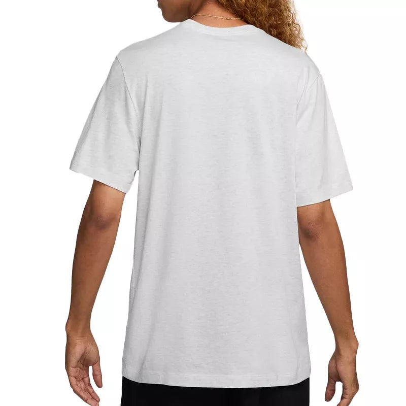 Tee-Shirt Nike Sportswear Club - Gris Clair, Blanc