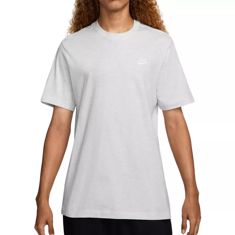 Tee-Shirt Nike Sportswear Club - Gris Clair, Blanc