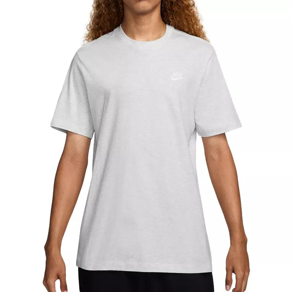 Tee-Shirt Nike Sportswear Club - Gris Clair, Blanc