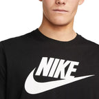 T-Shirt Nike Swoosh Nsw - Noir/Blanc - Homme