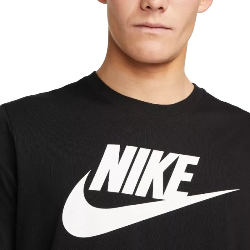 T-Shirt Nike Swoosh Nsw - Noir/Blanc - Homme