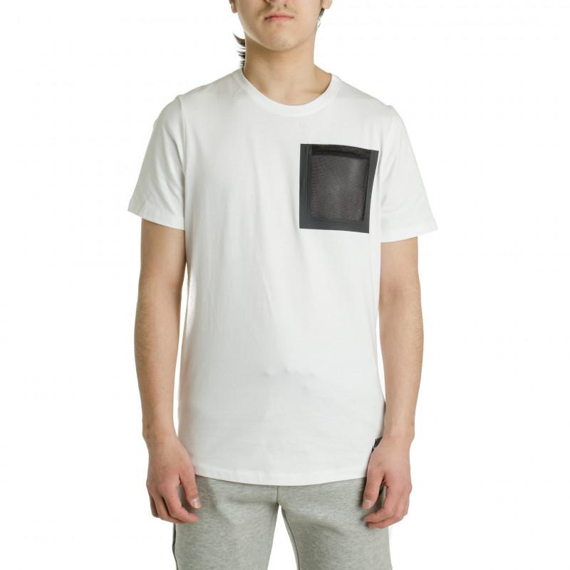 Tee-Shirt Nike Tech Hypermesh Pocket - 776675-100 - Blanc - Homme NIKE TEE-SHIRT HOMME TEXTILE Nike