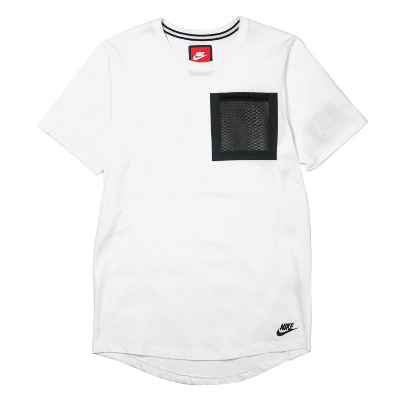 Tee-Shirt Nike Tech Hypermesh Pocket - 776675-100 - Blanc - Homme NIKE TEE-SHIRT HOMME TEXTILE Nike