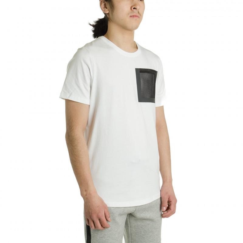 Tee-Shirt Nike Tech Hypermesh Pocket - 776675-100 - Blanc - Homme NIKE TEE-SHIRT HOMME TEXTILE Nike