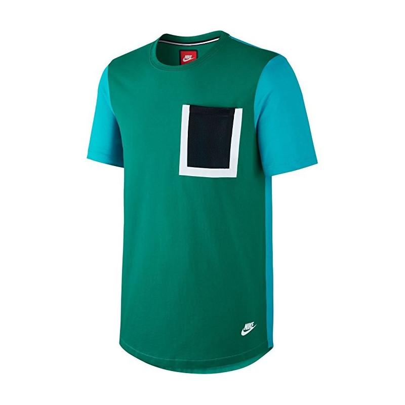 Tee-Shirt Nike Tech Hypermesh Pocket - 776675-351 - Vert - Homme NIKE TEE-SHIRT HOMME TEXTILE Nike