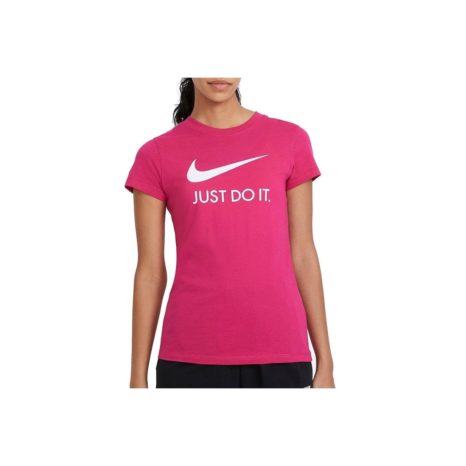 Tee-Shirt Nike W Jdi Slim - Rose - Femme Prêt A Porter Femme Nike
