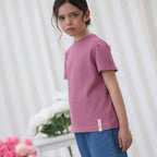 Tee - shirt Tara Vieux Rose - Fille