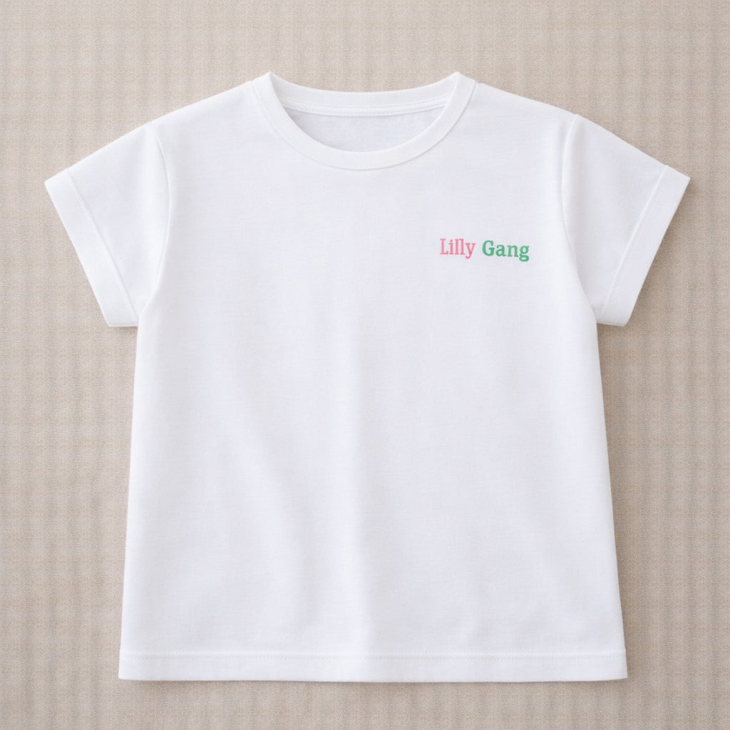 Tee - shirt Tina Écru Rose - Fille