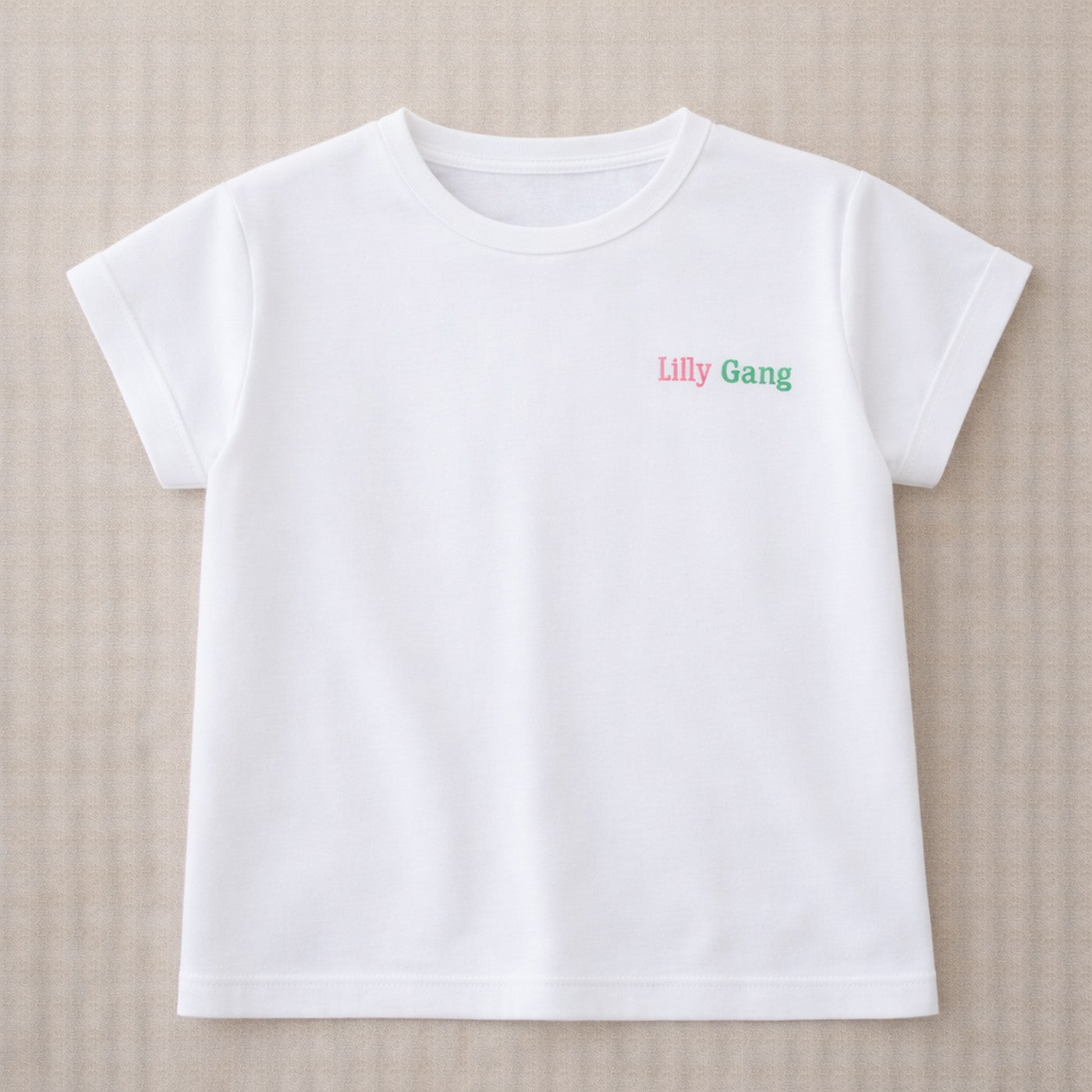 Tee - shirt Tina Écru Rose - Fille