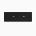 tete de lit grise rectangulaire 160 cm tissu katia duo matiere