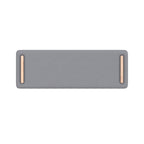 tete de lit grise rectangulaire 160 cm tissu katia fond blanc