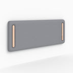 tete de lit katia 140 cm tissu gris bois clair