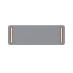 tete de lit katia 140 cm tissu gris fond blanc