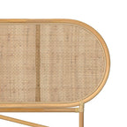 tete de lit navahino en rotin naturel 170 cm