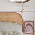 tete de lit rotin naturel 170 cm navahino ugc